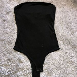 Strapless Black Hollister Bodysuit